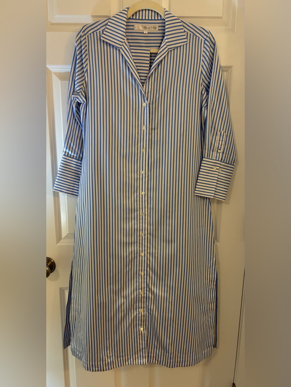 Claridge + King Stitched Collar Dress S NWOT